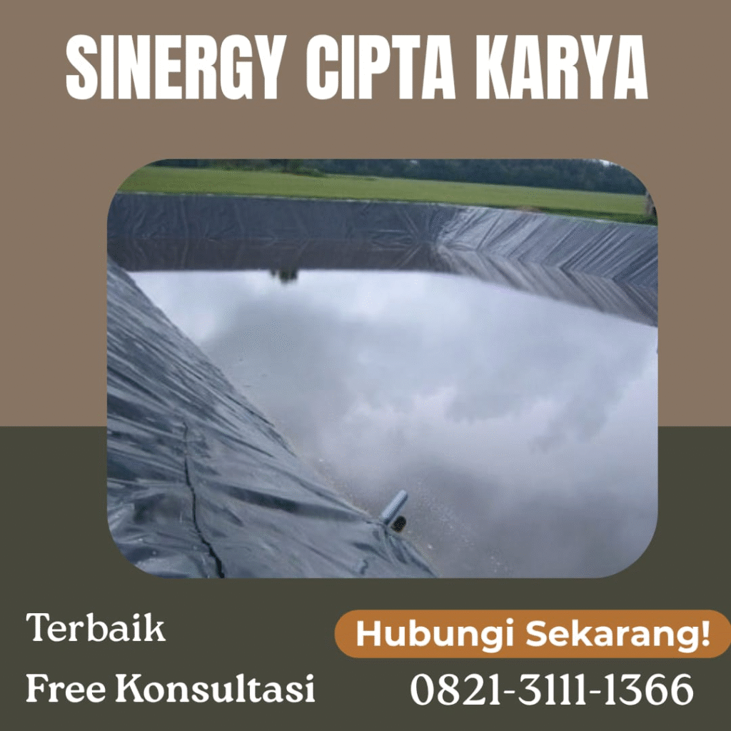 Jasa Pemasangan Geomembrane HDPE Bondowoso Terbaik